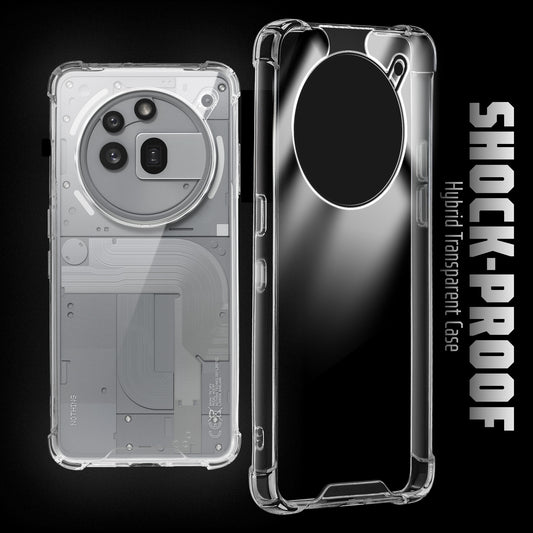 Shockproof Hybrid Transparent Phone Case For Nothing Phone 3A Pro 5G with Hard Back and Soft Bumper for Maximum Protection