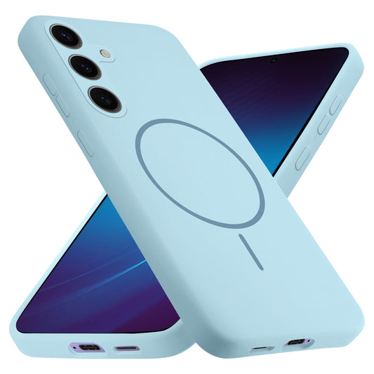 MagSafe Compatible Liquid Silicone Case For Samsung S25 Plus 5G