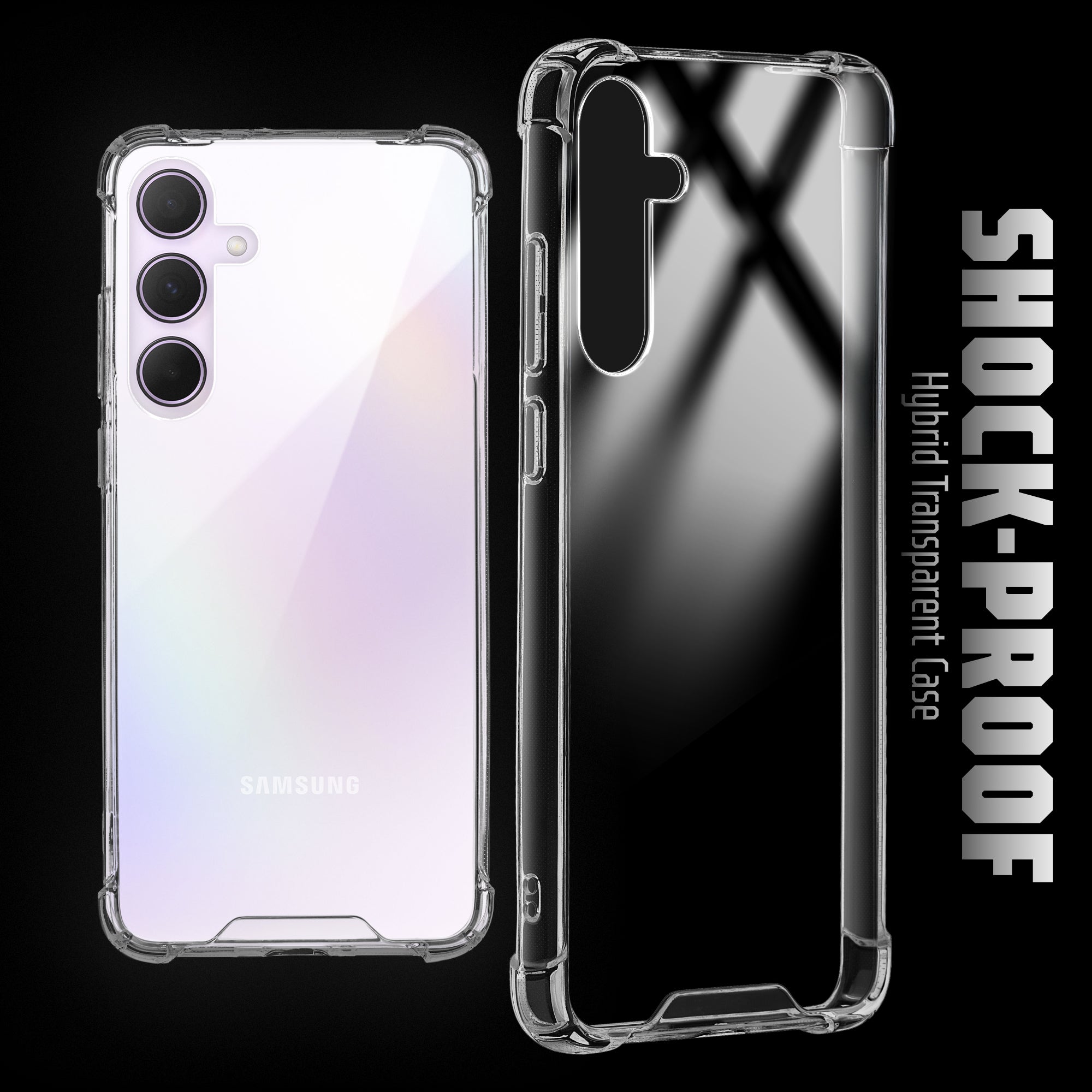 Shockproof Hybrid Transparent Phone Case For Samsung A35 5G