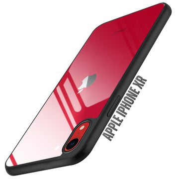 Premium Silicon Soft Framed Case with Clear Back Cover For Apple iPhone XR