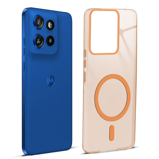 Anti-Yellow Scratch Resistant Case Support Wireless Charging Back Cover For Motorola Moto Edge 50 Neo 5G