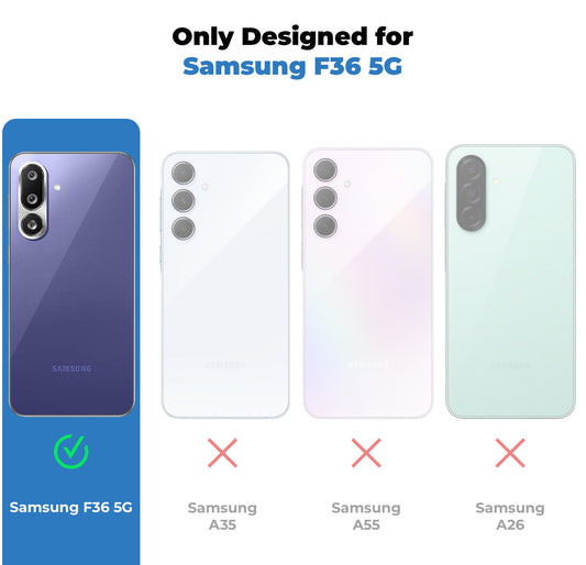 Silicone Border Transparent Back Cover for Samsung F36 5G