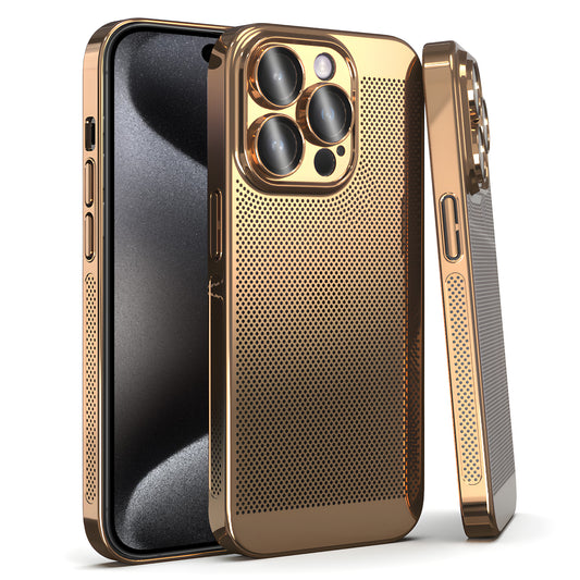 Electroplating  Heat Dissipation Phone Case for - Apple iPhone 15 Pro Max