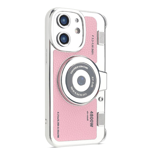 Cute 3D Vintage Camera Bag-Style Back Cover For Apple iPhone 12