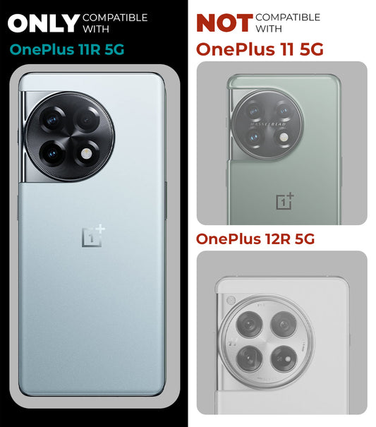 Elegant Colorful Frosted Matte Back With MagSafe Support Back Case For OnePlus 11R 5G