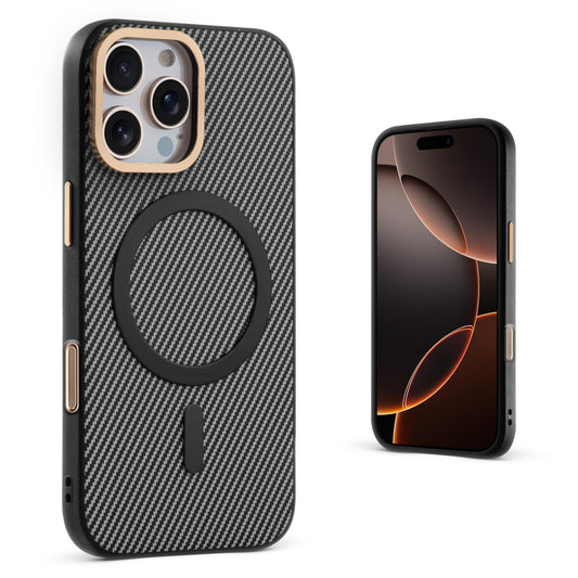 MagSafe Ready Checks Printed Back Case For Apple iPhone 16 Pro with Enhanced Grip