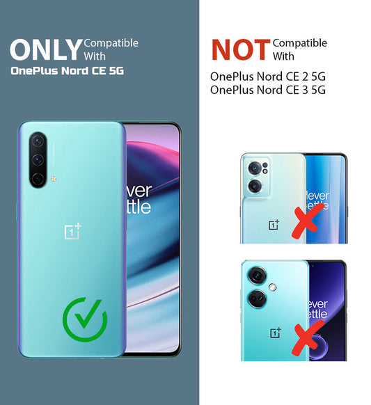Soft Frame Clear Case For OnePlus Nord CE 5G