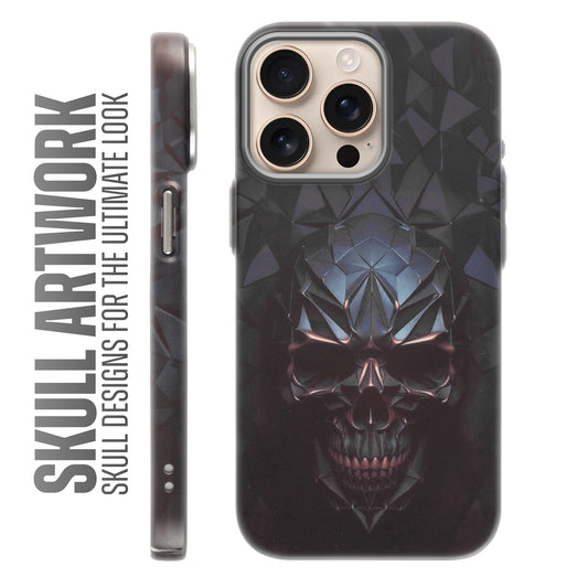 Nightfall Skull Cluster Design With Hard Back Case For Apple iPhone 16 Pro