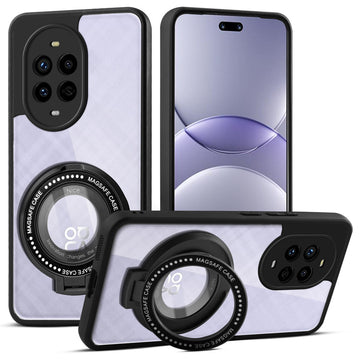 Soft Frame Clear Case Ring Holder Kickstand For Huawei nova 13 Pro 5G