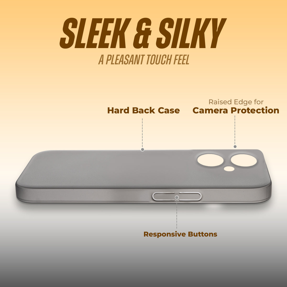 Ultra-Thin Frosted Hard Case for OnePlus Nord CE 3 Lite 5G
