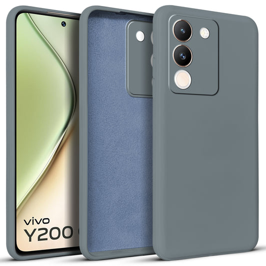 Premium Matte Silicone Back Cover for Vivo Y200 5G