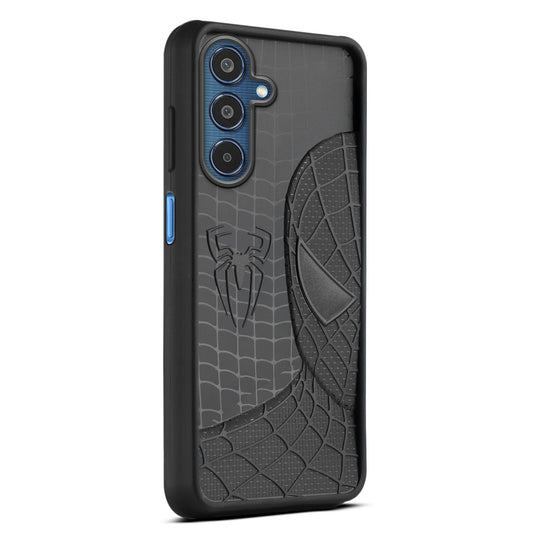 3D Design Soft Silicone Case With Matte Ring Camera Protection Back Cover For Samsung M35 5G