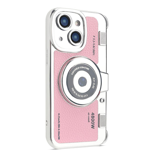 Cute 3D Vintage Camera Bag-Style Back Cover For Apple iPhone 14