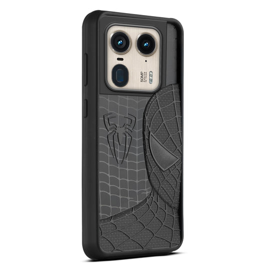 3D Design Soft Silicone Case With Matte Ring Camera Protection Back Cover For Motorola Moto Edge 50 Ultra 5G
