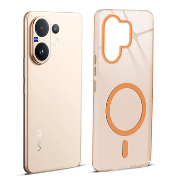 Anti-Yellow Scratch Resistant Case Support Magnetic Accessories Back Cover For Vivo V60 5G