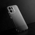 Crystal clear anti-yellow hard back case for OnePlus Nord CE 6 5G placed on surface showing slim profile and precise camera cutouts