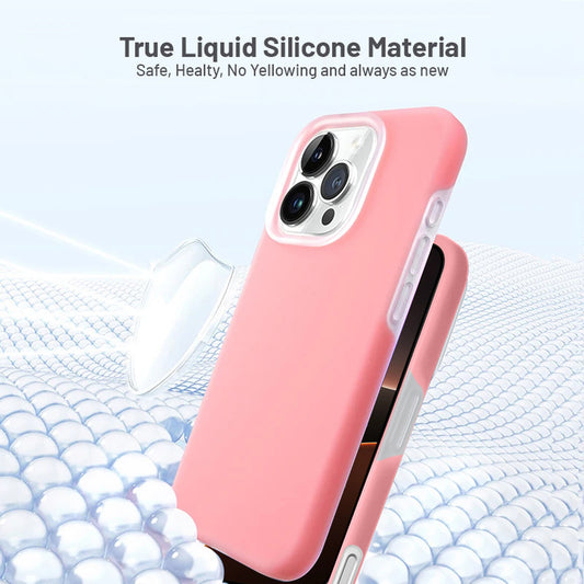 Smooth Touch Soft Silicone Back Case for Apple iPhone 16 Pro with Camera Protection for a Sleek and Stylish Look