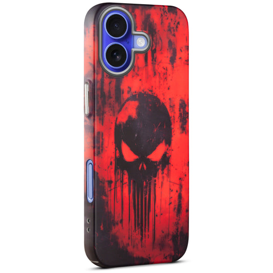 Nightfall Skull Cluster Design With Hard Back Case For Apple iPhone 16