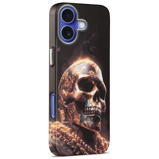 Nightfall Skull Cluster Design With Hard Back Case For Apple iPhone 16