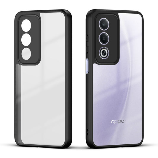 Premium Back Cover With Silicon Soft Framed Edges & Clear Back Cover For Oppo A3 Pro 5G