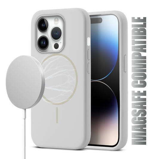 MagSafe Compatible Liquid Silicone Case For Apple iPhone 14 Pro