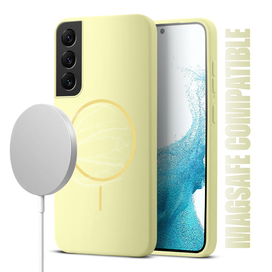 MagSafe Compatible Liquid Silicone Case For Samsung S22 5G