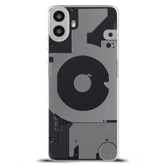 Soft Transparent Slim Fit Frosted Matte Silicone TPU Back Cover for CMF By Nothing Phone 1
