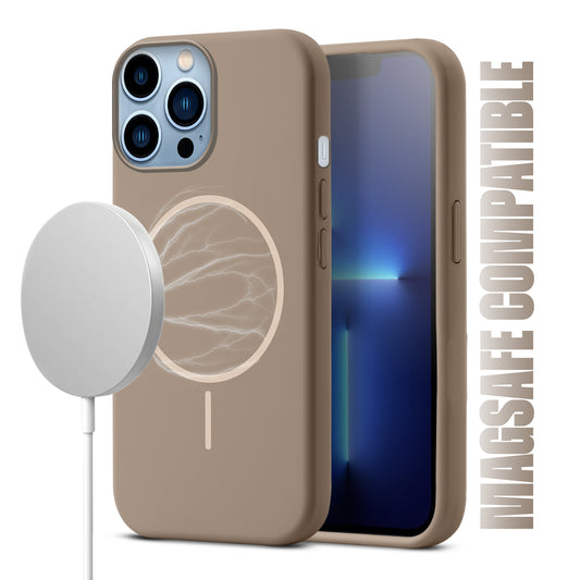 MagSafe Compatible Liquid Silicone Case For Apple iPhone 13 Pro