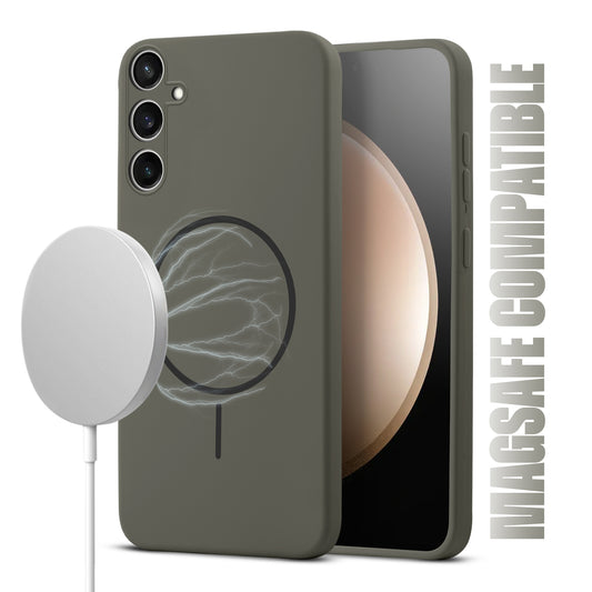 MagSafe Compatible Liquid Silicone Case For Samsung S23 FE 5G