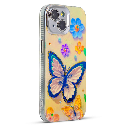 Luxury Glitter Butterfly Back Cover for Apple iPhone 14