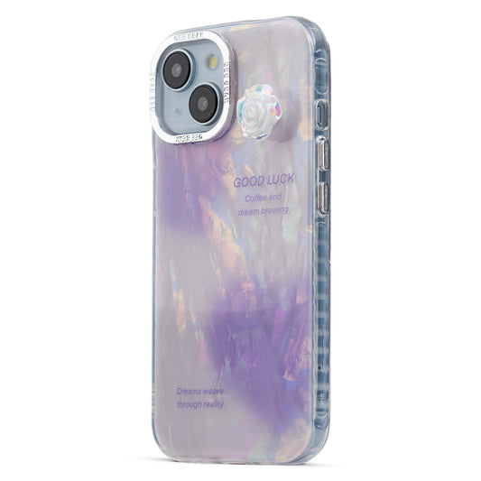 Luxury Purple Marble Back Cover for Apple iPhone 14