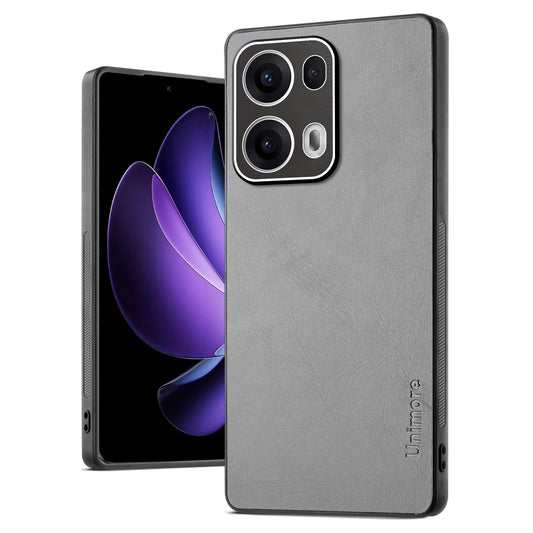 Unimore Leather Hard Case with Shiny Camera Protection For Oppo Reno 13 Pro 5G