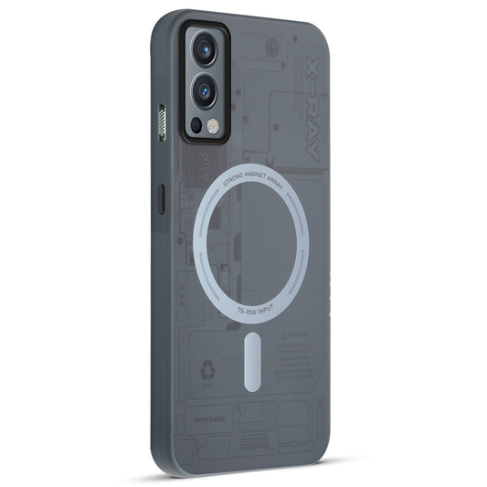 Mechanical Circuit Print Hard Back Cover For OnePlus Nord 2 5G