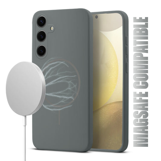 MagSafe Compatible Liquid Silicone Case For Samsung S25 5G