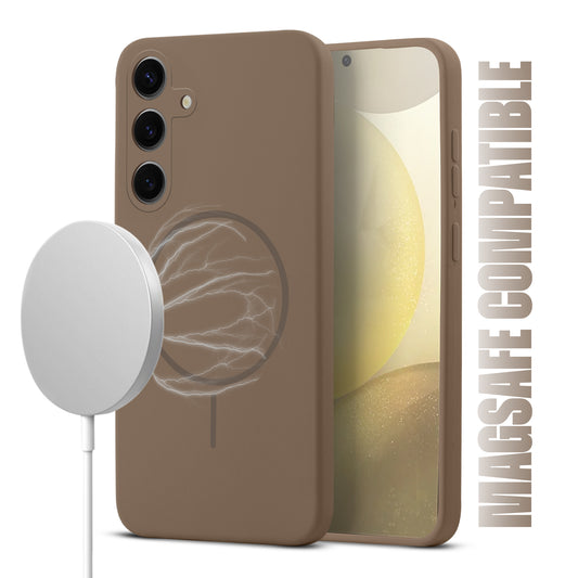 MagSafe Compatible Liquid Silicone Case For Samsung S25 5G