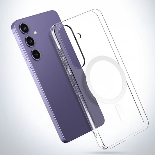 Crystal Clear Hard Back Anti-Yellowing with MagSafe Compatibility Phone Case For Samsung A55 5G