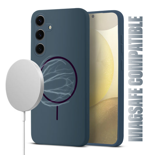 MagSafe Compatible Liquid Silicone Case For Samsung S25 5G