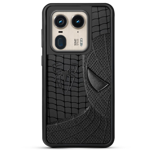 3D Design Soft Silicone Case With Matte Ring Camera Protection Back Cover For Motorola Moto Edge 50 Ultra 5G