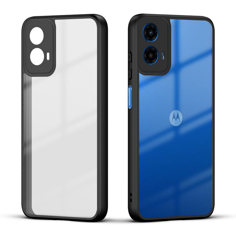 Soft Frame Clear Case For Motorola Moto G45 5G