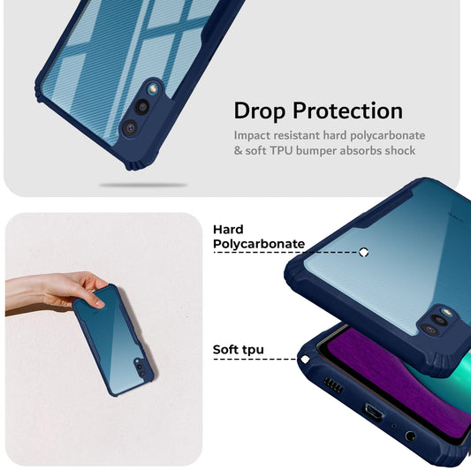 Premium Acrylic Transparent Back Cover for Samsung A02