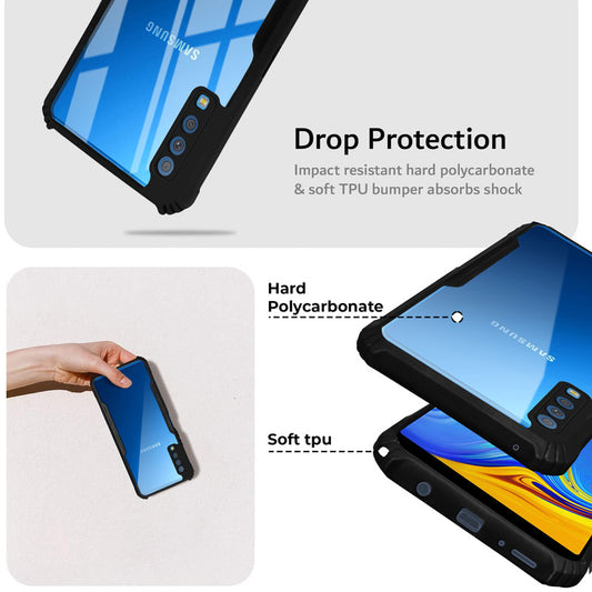 Premium Acrylic Transparent Back Cover for Samsung A7 2018