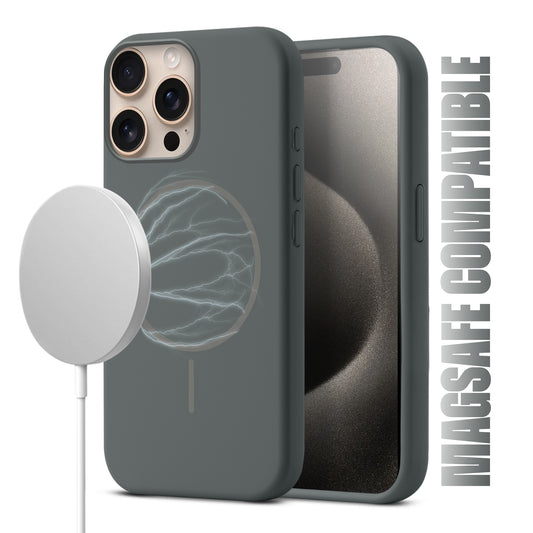 MagSafe Compatible Liquid Silicone Case For Apple iPhone 15 Pro Max
