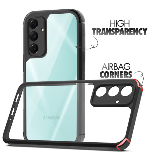 Silicone Border Transparent Back Cover for Samsung A16 5G