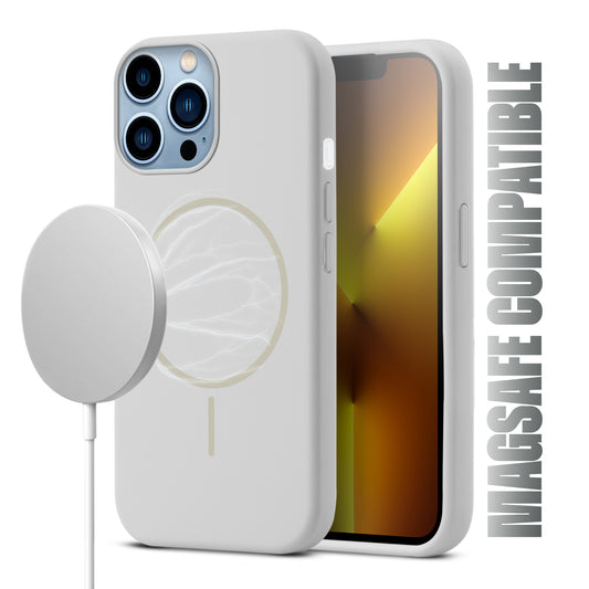MagSafe Compatible Liquid Silicone Case For Apple iphone 13 Pro Max