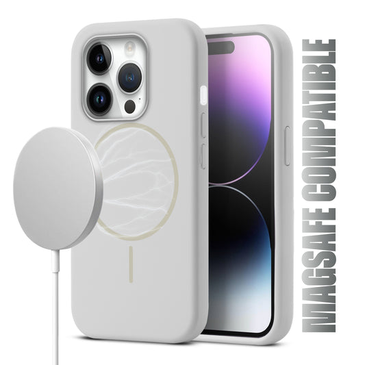 MagSafe Compatible Liquid Silicone Case For Apple iphone 14 Pro Max