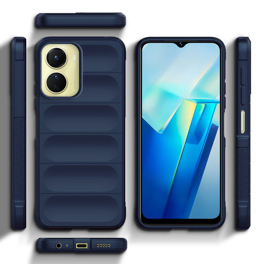 Liquid Silicone Comfort Grip Soft Touch Matte TPU Case for Vivo T2x 5G