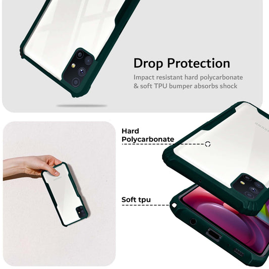 Premium Acrylic Transparent Back Cover for Samsung M51