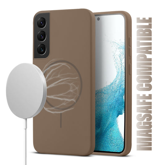MagSafe Compatible Liquid Silicone Case For Samsung S22 5G