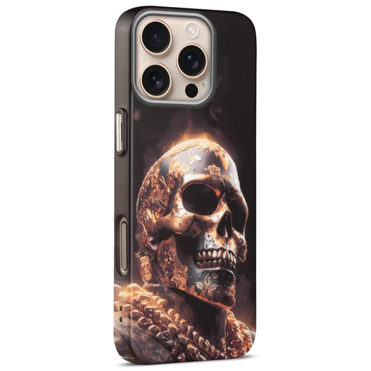 Nightfall Skull Cluster Design With Hard Back Case For Apple iPhone 16 Pro