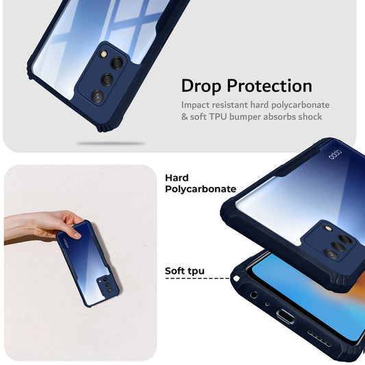 Premium Acrylic Transparent Back Cover for Oppo F19 4G